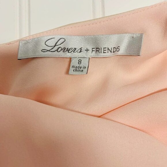 Lovers and Friends Revolve The Slip Dress NWOT Sz 8 Nude Pink - Picture 5 of 8